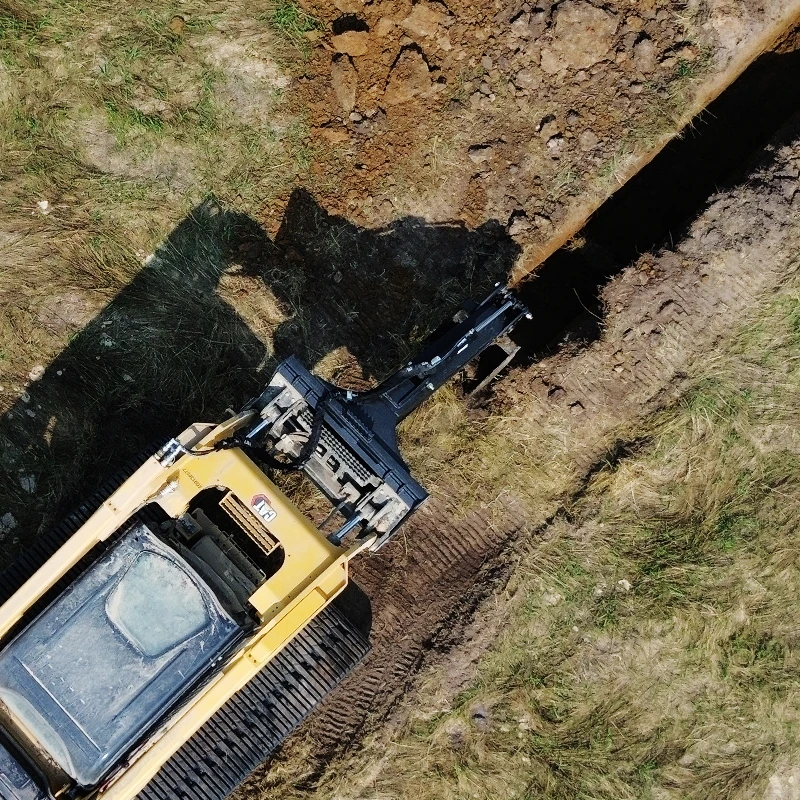Jenkins backhoe in action