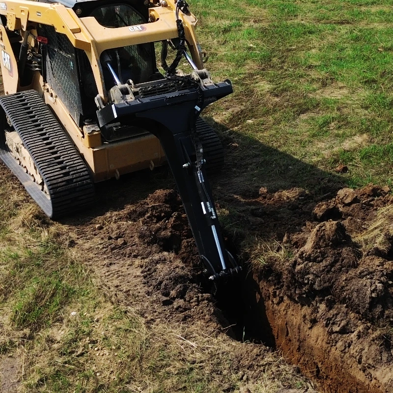 Jenkins backhoe in action