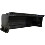 Jenkins deluxe snow pusher for skid-steers and loaders