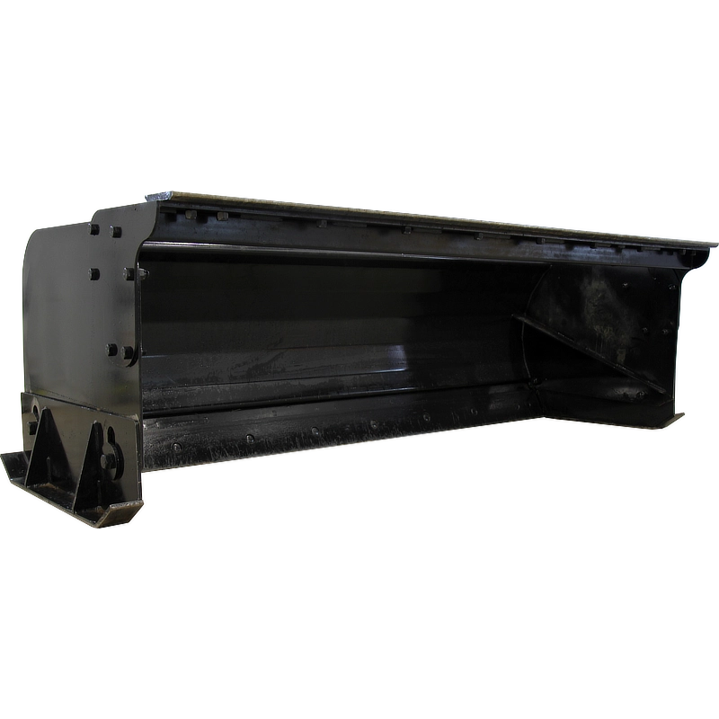 Jenkins deluxe snow pusher for skid-steers and loaders