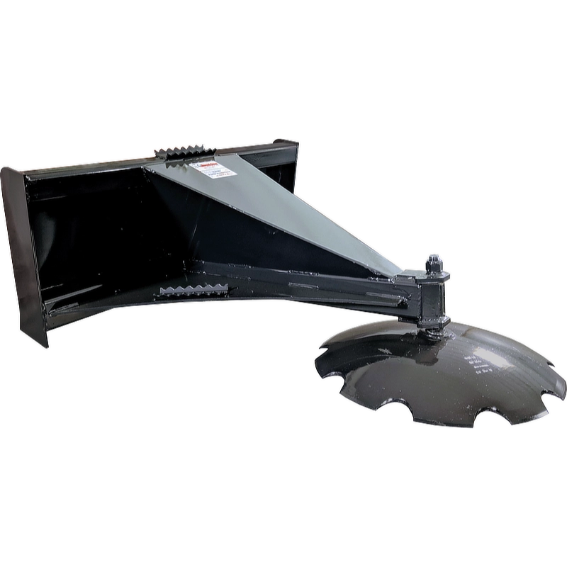 Jenkins ice scraper skid-steer attachment