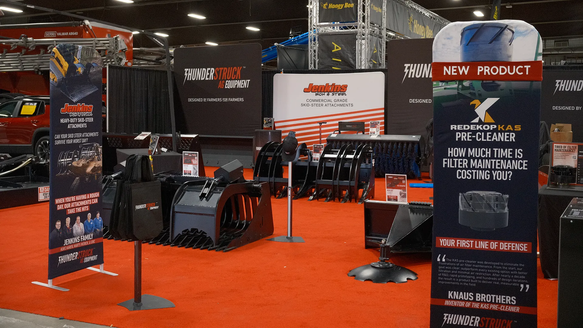 Thunderstruck Ag booth at trade show