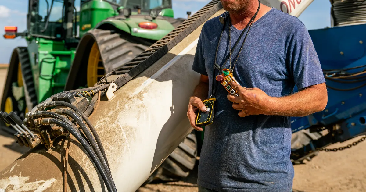RcFarmArm used to control auger functions