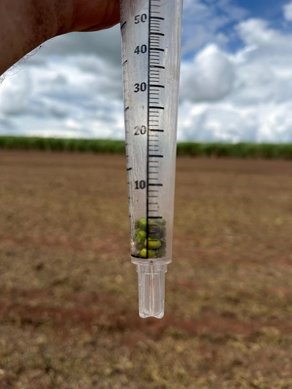 mung bean loss sample with Razors Edge Concaves
