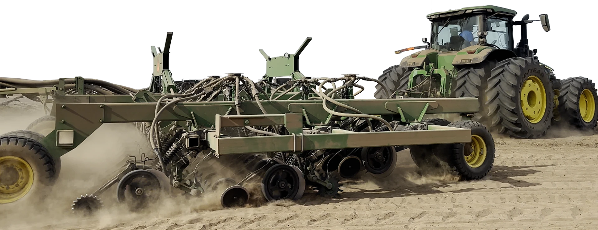 planter in field