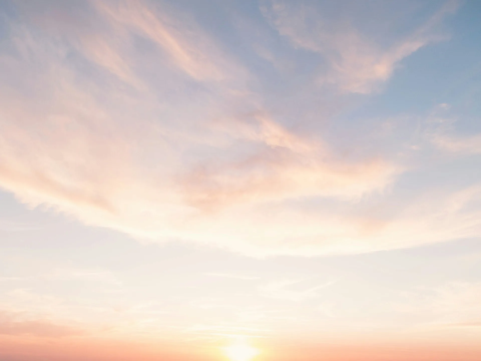 sunset sky