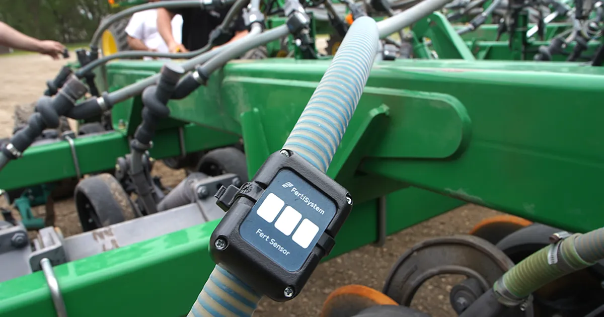 Fertisystem Fert Sensor on fertlizer tube